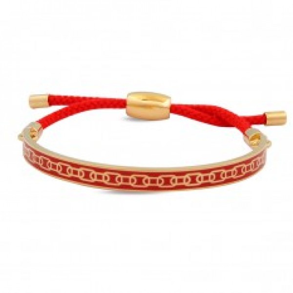 Halcyon Days Friendship Skinny Chain Red & Gold 